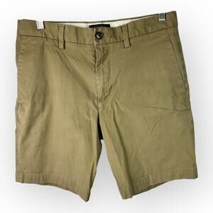 Banana Republic Mens size 30 Aiden Shorts Khaki Beige Tan 266671 Cotton